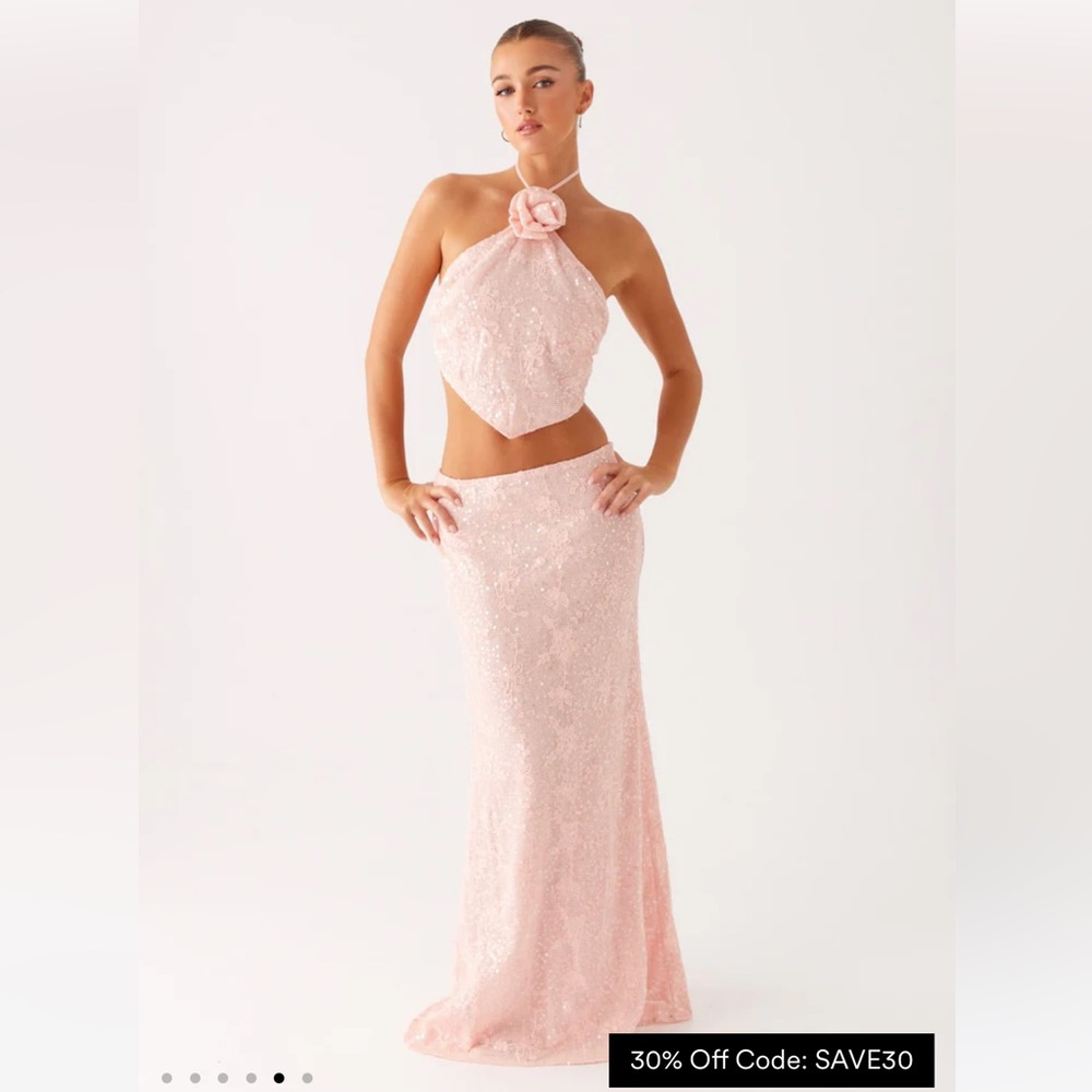 PEPPERMAYO NWT Nico Sequin Maxi Skirt